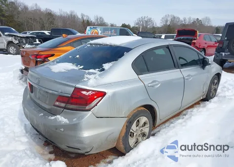 2013 Honda Civic Lx из США, поврежденный, VIN 2HGFB2F58DH561763